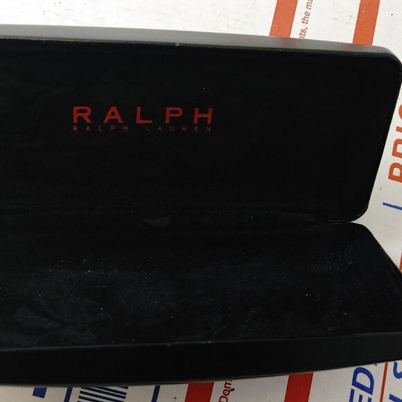 Ralph Lauren Black Sunglasses Eyeglasses Eyewear Hard Shell Clam Case RRL RL - Picture 3 of 7